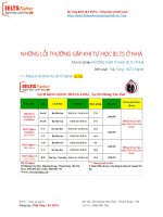 06   những lỗi thường gặp trong IELTS   IELTS fighter