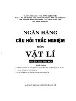 ngan hang cau hoi trac nghiem vat ly