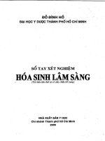 SO TAY XET NGHIEM HOA SINH LAM SANG