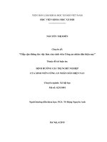 Tiếp cận thông tin việc làm của sinh viên Công an nhân dân hiện nay