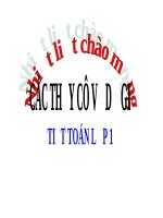 XĂNG - TI – MÉT, ĐO ĐỘ  DÀI