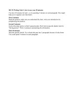 IELTS writing task 1   how to use your 20 minutes 