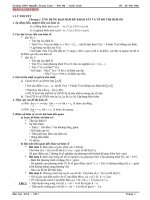 Đề cương ôn tập thi THPT quốc gia 2017 môn toán 