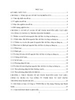 Kế toán nguyên liệu vật liệu, công cụ dụng cụ tại Công ty TNHH Đầu tư Xây dựng Thương mại Mạnh Quân