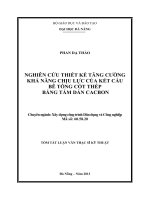 Nghiên cứu thiết kế tăng cường khả năng chịu lực của kết cấu bê tông cốt thép bằng tấm dán Cacbon