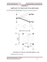 Thuyết minh cầu thang (đồ án tốt nghiệp KSXD)