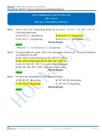 TRẮC NGHIỆM PHÂN TÍCH CHI TIẾT quan hệ vuông góc  