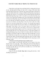 Tài liệu ôn thi học sinh giỏi ngữ văn thpt chuyên đề CHI TIẾT NGHỆ THUẬT TRONG tác PHẨM tự sự