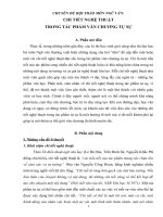 Tài liệu ôn thi học sinh giỏi ngữ văn thpt chuyên đề CHI TIẾT NGHỆ THUẬT TRONG tác PHẨM văn CHƯƠNG tự sự
