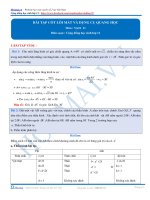 BÀI tập GIẢI CHI TIẾT mắt  dụng cụ quang học   