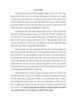 Tổ chức kế toán tập hợp chi phí và tính giá thành sản phẩm sản xuất tại Công ty Tư vấn đầu tư và thiết kế xây dựng