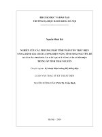 Nghiên cứu các phương pháp tính toán tổn thất điện năng, đánh giá chất lượng điện năng tỉnh thái nguyên, đề xuất các phương án cải tạo và nâng cấp lưới điện trung áp tỉnh Thái Nguyên