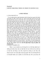 Tài liệu ôn thi học sinh giỏi ngữ văn thpt chuyên đề CHI TIẾT NGHỆ THUẬT TRONG tác PHẨM văn CHƯƠNG tự sự