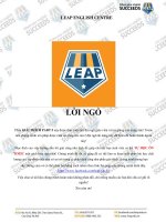 giải chi tiết PART 5 ECOnomy 5  