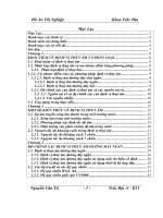 Đồ án Khảo sát độ chính xác định vị thuỷ âm đường đáy ngắn