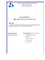 Tiểu luận Thí nghiệm cắt trực tiếp và ảnh hưởng của điều kiện thí nghiệm lên các giá trị đặc trưng thu nhận được so với mẫu ở điều kiện tự nhiên