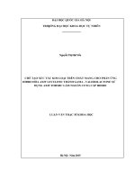 Luận văn chế tạo xúc tác kim loại trên chất mang cho phản ứng hidro hóa axit levulinic thành gama   valerolactone sử dụng axit formic làm nguồn cung cấp hidro 