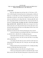 bồi dưỡng học sinh giỏi lịch sử thpt chuyên đề VIỆC lựa CHỌN CON ĐƯỜNG cứu nước ở VIỆT NAM TRONG GIAI đoạn CUỐI THẾ kỷ XIX – đầu THẾ kỷ XX  