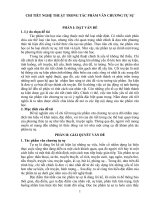 Tài liệu ôn thi học sinh giỏi ngữ văn thpt chuyên đề CHI TIẾT NGHỆ THUẬT TRONG tác PHẨM văn CHƯƠNG tự sự