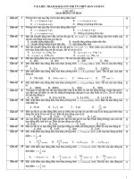 trắc nghiệm ôn thi tốt nghiệp Lý 12 cơ bản có đáp án