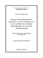 Áp dụng công nghệ DAS để tự động hóa và nâng cao độ tin cậy cung cấp điện cho lưới điện phân phối điện lực Cam Lâm - Tỉnh Khánh Hòa