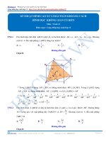 KĨ THUẬT ĐỈNH CAO xử lí bài TOÁN  KHOẢNG CÁCH   