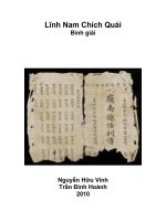 Lĩnh Nam Chích Quái Bình Giải