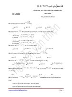 đề thi minh họa kì thi thpt quốc gia môn toán năm 2017 ( có lời giải chi tiết)(phần 2)