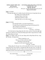 Đề thi học sinh giỏi môn Ngữ văn lớp 9 năm học 2014  2015 huyện Thiệu Hóa, Thanh Hóa 