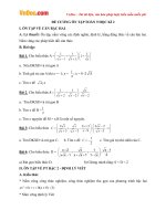 Đề cương ôn tập học kì 2 môn Toán lớp 9 