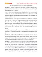 Tóm tắt Chuyện người con gái Nam Xương của Nguyễn Dữ 