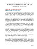 thực trạng  một số giải pháp góp phần đảm bảo và nâng cao chất lượng đào tạo nhóm ngành kỹ thuật – công nghệ với sự hiểu biết của giảng viên 