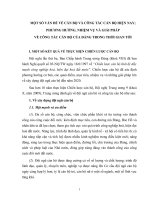 MỘT SỐ VẤN ĐỀ VỀ CÁN BỘ VÀ CÔNG TÁC CÁN BỘ HIỆN NAY, PHƯƠNG HƯỚNG, NHIỆM vụ và GIẢI PHÁP CÔNG tác cán bộ của ĐẢNG THỜI GIAN tới