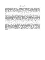 Hoạt động tài trợ xuất  khẩu của ngân hàng BIDV