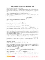 Đề thi Violympic Toán lớp 9 vòng 18 năm 2015  2016 