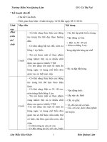 GIÁO án MAM NO LOP GHET QUYỂN 3   CHU DE gđ1