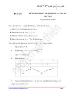 đề thi minh họa kì thi thpt quốc gia môn toán của bộ GDĐT năm 2017 ( có lời giải)(phần 14)
