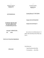 Giải pháp hoàn thiện hoạt động quản trị tài chính tại công ty cổ phần đường Quảng Ngãi