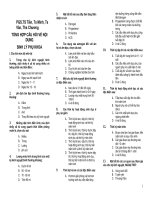 Test sản Y Hà Nội không đáp án