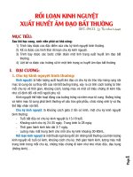 Rối loạn kinh nguyệt xuất huyết âm đạo bất thường