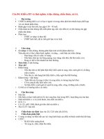 Khối u buồng trứng và thai nghén  Đề cương sản tổng hợp