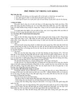 Phù phổi cấp trong sản khoa  Đề cương sản tổng hợp