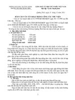 BÁO cáo vắn tắt HOẠT ĐỘNG CÔNG tác THƯ VIỆN 