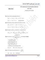 đề thi minh họa kì thi thpt quốc gia môn toán của bộ GDĐT năm 2017 ( có lời giải)(phần 16)
