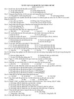 câu hỏi trắc nghiệm lịch sử lớp 12 theo chủ đề ôn thi tốt nghiệp