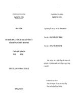 Điều khiển động cơ đồng bộ nam châm vĩnh cửu bằng phương pháp mờ - thích nghi