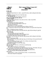 GIÁO án lớp 5 TUẦN 9 năm học 2017 