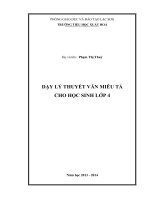 sáng kiến kinh nghiệm dạy lý thuyết văn miêu ta cho hs lớp 4