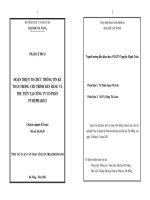 Hoàn thiện tổ chức thông tin kế toán trong chu trình bán hàng và thu tiền tại công ty cổ phần PYMEPHARC