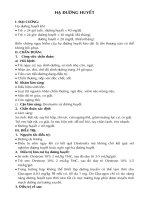 Hạ đường huyết Phác Đồ Điều Trị Nhi Bệnh viện nhi Trung ương